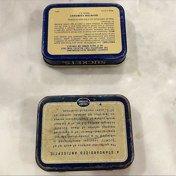 Sucrets Sharp Dohme Tin - Picture 3 of 5